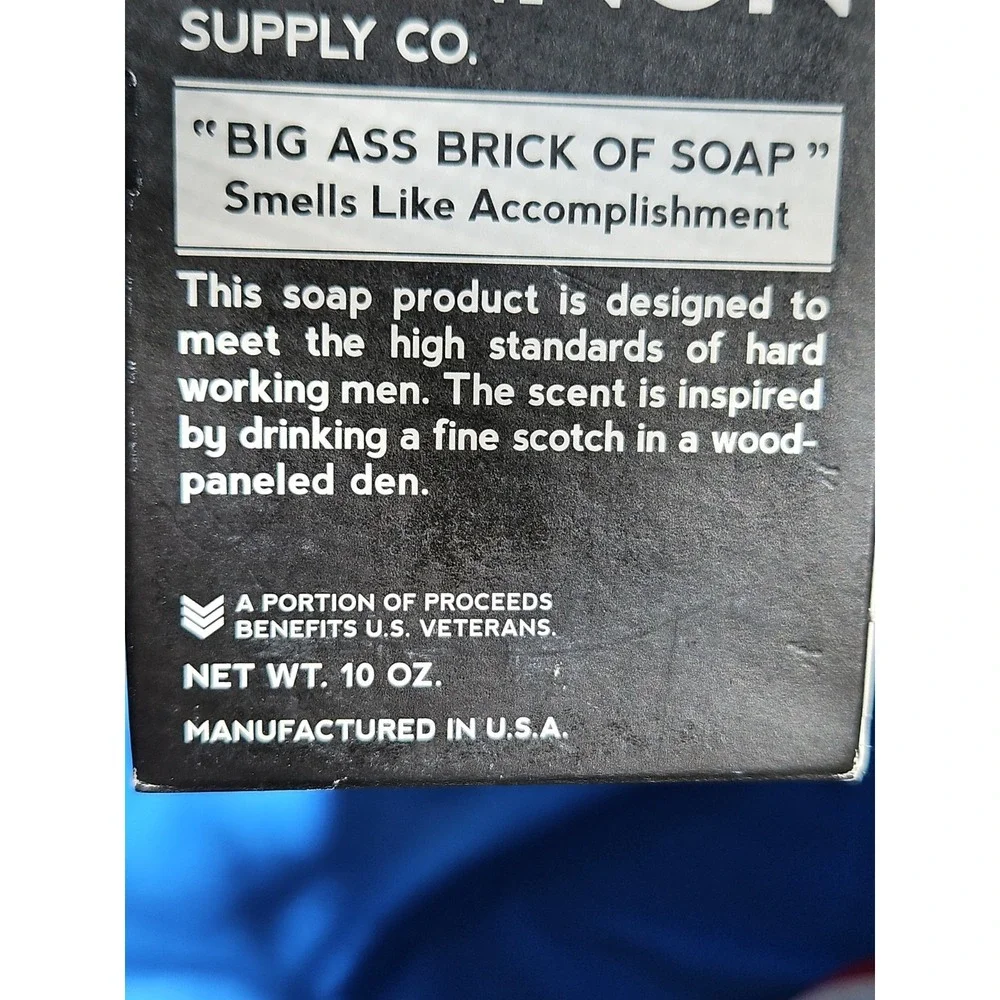 4 Duke Cannon Big Ass Brick Of Soap Bar SMELLS LIKE VICTORY & Accomplishment